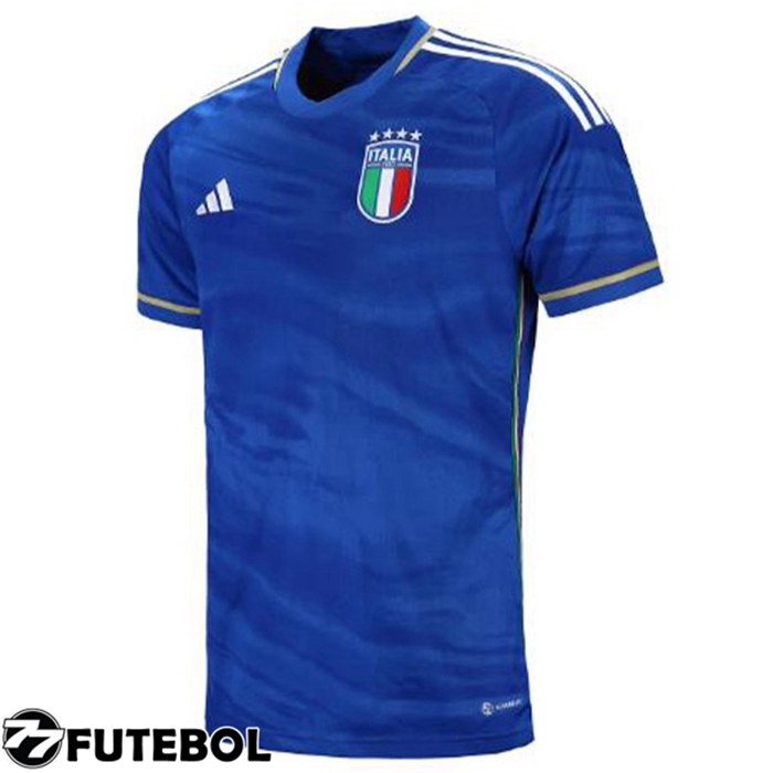 Camisas De Futebol Italia Home Azul 2023/2024