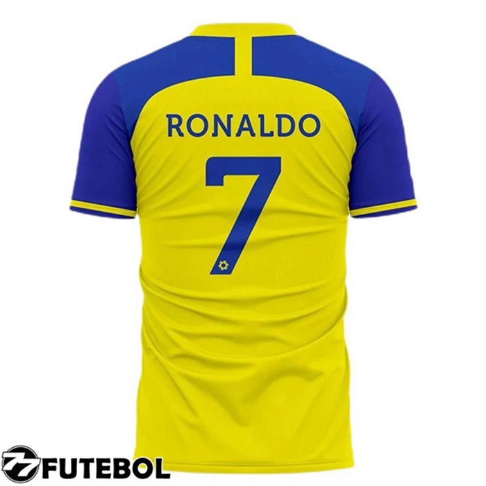 Camisas De Futebol Al-Nassr FC (RONALDO 7) Home Amarillo 2022/2023